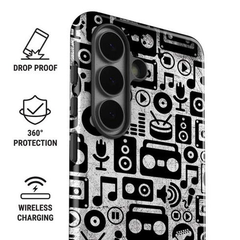 Music Pattern Galaxy S26 Impact Case