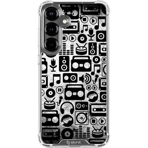 Music Pattern Galaxy S26 Plus Clear Case