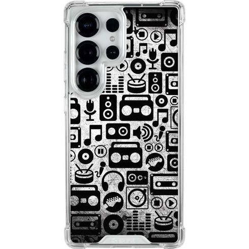 Music Pattern Galaxy S26 Ultra Clear Case