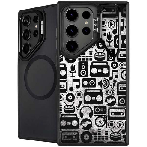 Music Pattern Galaxy S26 Ultra Kickstand Case
