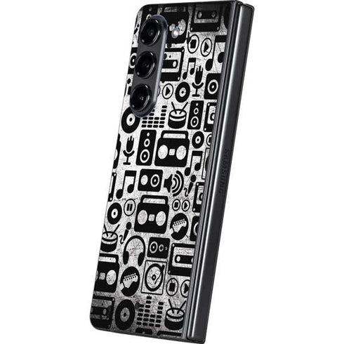 Music Pattern Galaxy Z Fold5 5G Skin