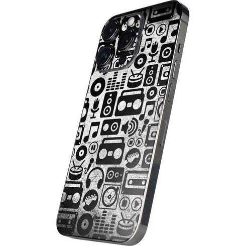 Music Pattern iPhone 15 Pro Max Skin