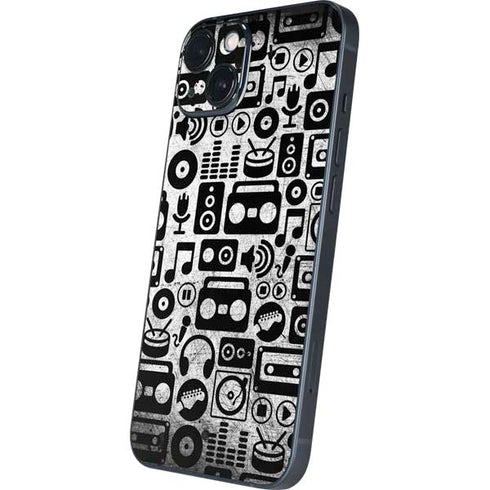 Music Pattern iPhone 15 Skin