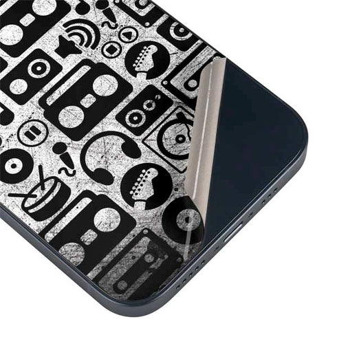 Music Pattern iPhone 15 Skin