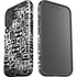 Music Pattern iPhone 16 Plus Impact Case