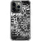 Music Pattern iPhone 16 Pro Clear Case