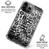 Music Pattern iPhone 16 Pro Clear Case