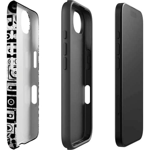 Music Pattern iPhone 16e Impact Case