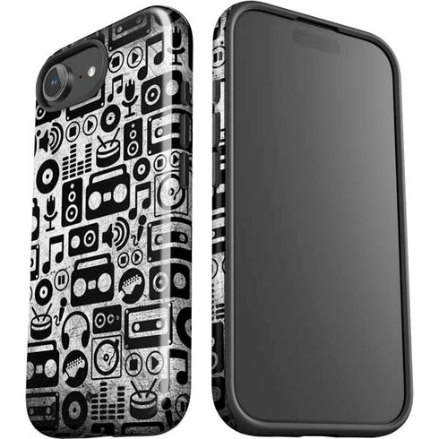 Music Pattern iPhone 16e Impact Case