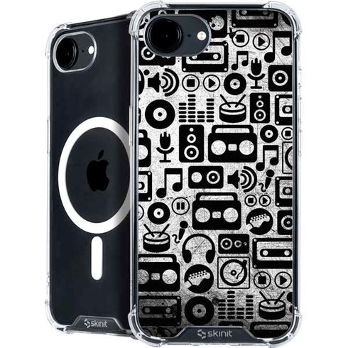 Music Pattern iPhone 16e MagSafe Case