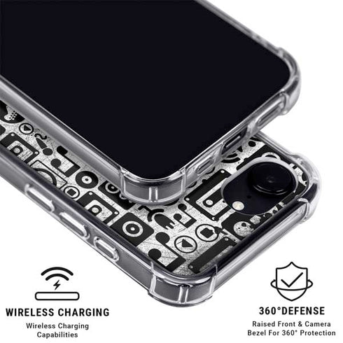 Music Pattern iPhone 16e MagSafe Case