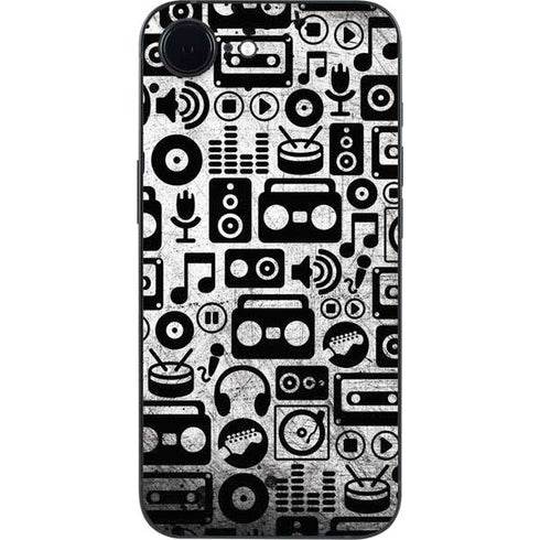 Music Pattern iPhone 16e Skin