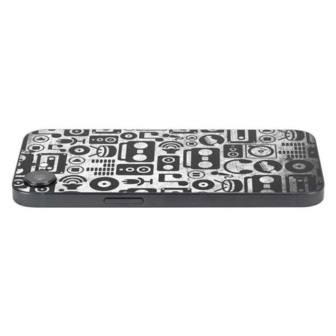 Music Pattern iPhone 16e Skin