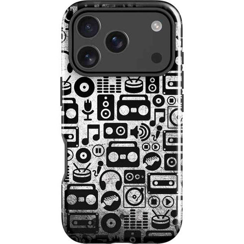 Music Pattern iPhone 18 Pro Impact Case