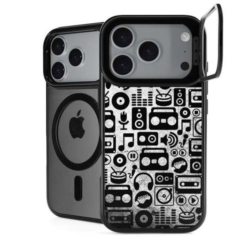 Music Pattern iPhone 18 Pro Max Kickstand Case