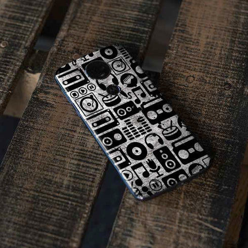 Music Pattern Moto E5 Plus Skin