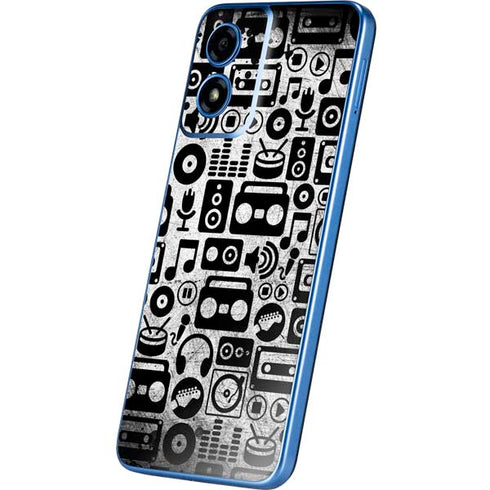Music Pattern Moto G Play 4G (2024) Skin