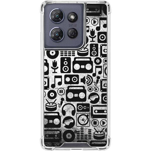 Music Pattern Moto G Play 5G (2025) Clear Case