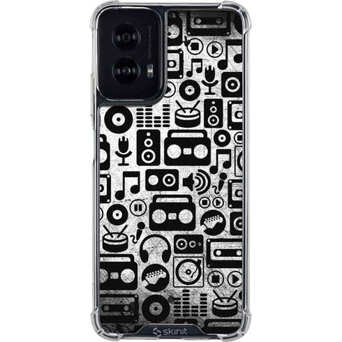 Music Pattern Moto G Power 5G (2024) Clear Case