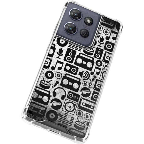 Music Pattern Moto G Power 5G (2025) Clear Case