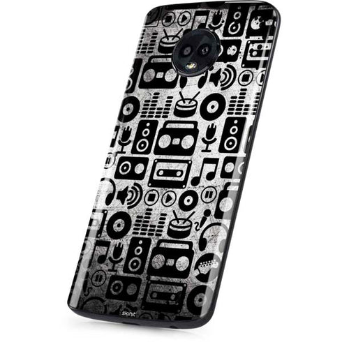 Music Pattern Moto G6 Skin