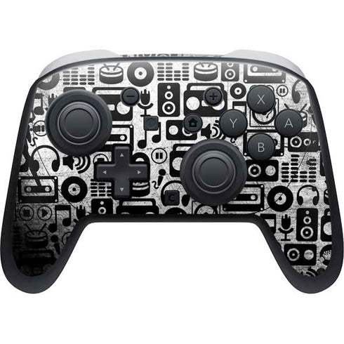 Music Pattern Nintendo Switch 2 (2025) Pro Controller Skin