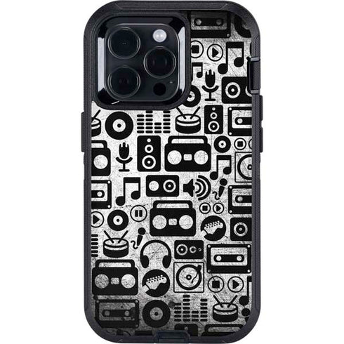 Music Pattern Otterbox Defender iPhone Skin