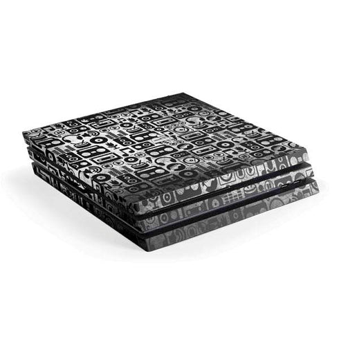 Music Pattern PlayStation PS4 Skins
