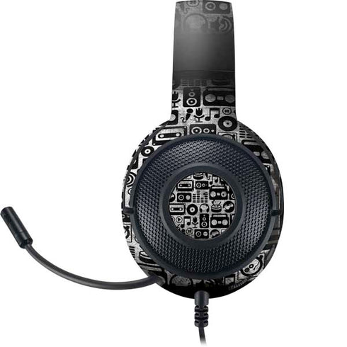 Music Pattern Razer Kraken X Skin