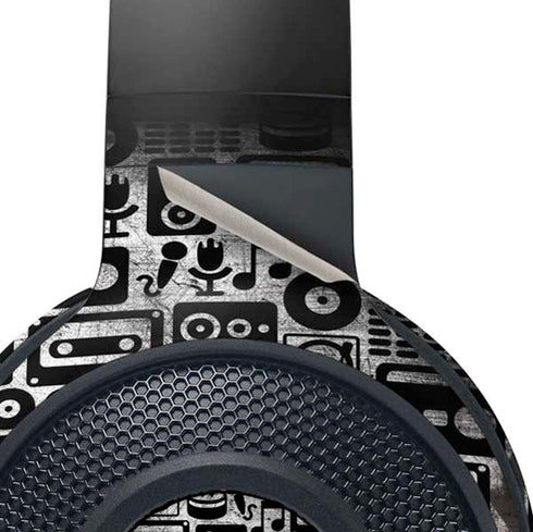 Music Pattern Razer Kraken X Skin