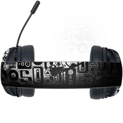 Music Pattern Razer Kraken X Skin