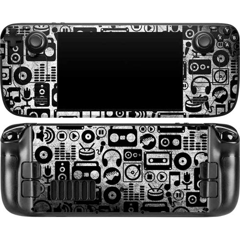 Music Pattern Steam Deck Handheld Gaming Computer OLED Skin