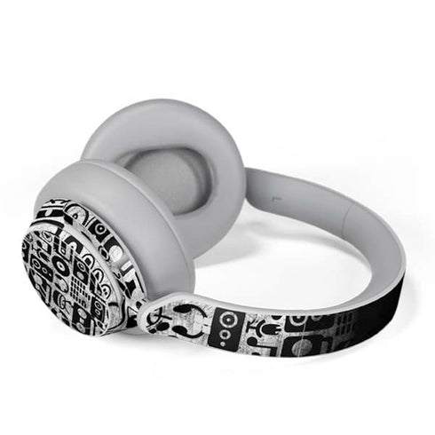 Music Pattern Surface Headphones Skin