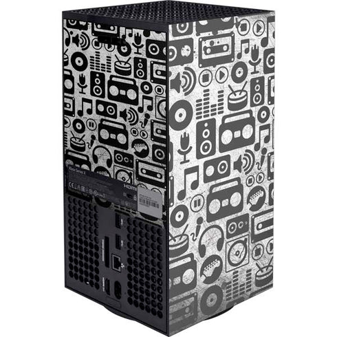 Music Pattern XBox Series X Digital Edition Console Skin