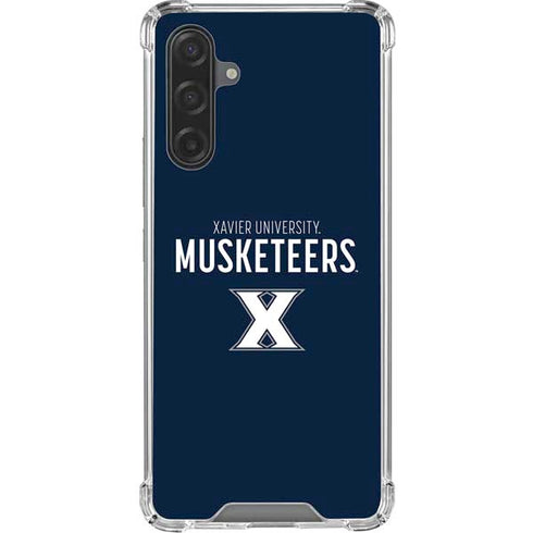 Xavier University Muskateers Galaxy A17 Clear Case