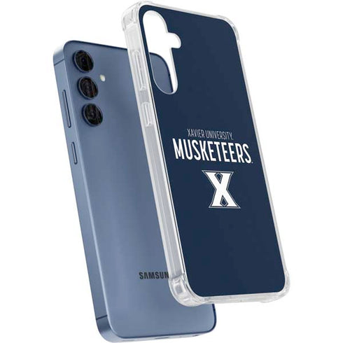 Xavier University Muskateers Galaxy A55 5G Clear Case