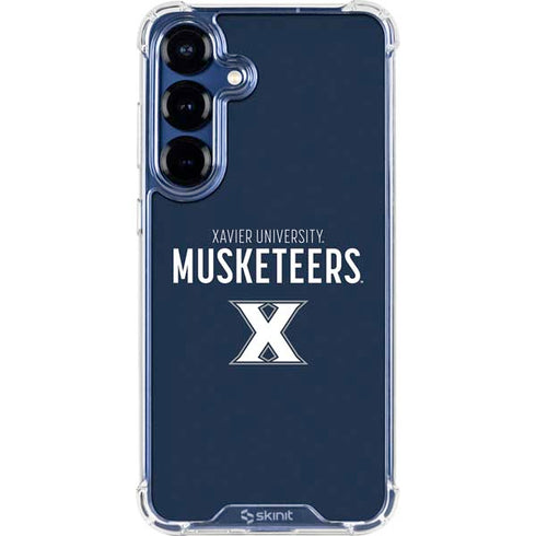Xavier University Muskateers Galaxy S25 Plus Clear Case