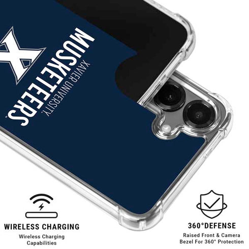 Xavier University Muskateers Galaxy S26 Plus Clear Case