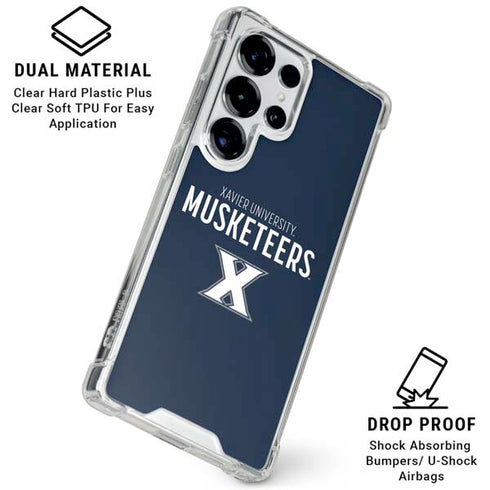 Xavier University Muskateers Galaxy S26 Ultra Clear Case