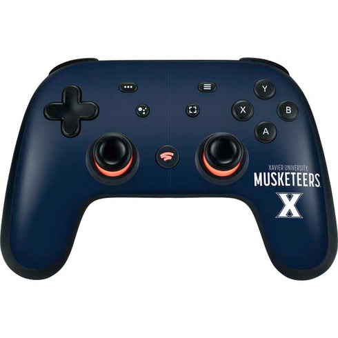Xavier University Muskateers Google Stadia Controller Skin