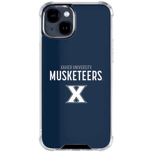 Xavier University Muskateers iPhone 15 Clear Case