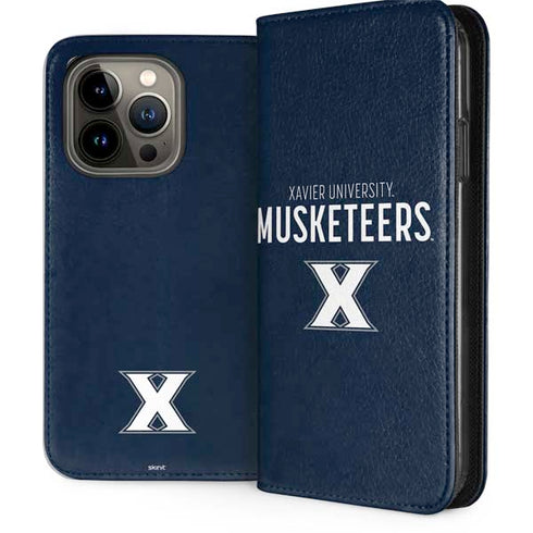 Xavier University Muskateers iPhone 15 Pro Folio Case