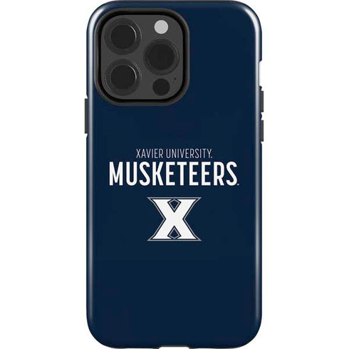 Xavier University Muskateers iPhone 15 Pro Impact Case