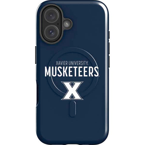 Xavier University Muskateers iPhone 16 Magsafe Impact Case