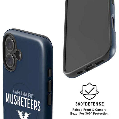 Xavier University Muskateers iPhone 16 Magsafe Impact Case