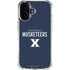Xavier University Muskateers iPhone 16 Plus Clear Case