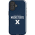 Xavier University Muskateers iPhone 16 Plus Impact Case