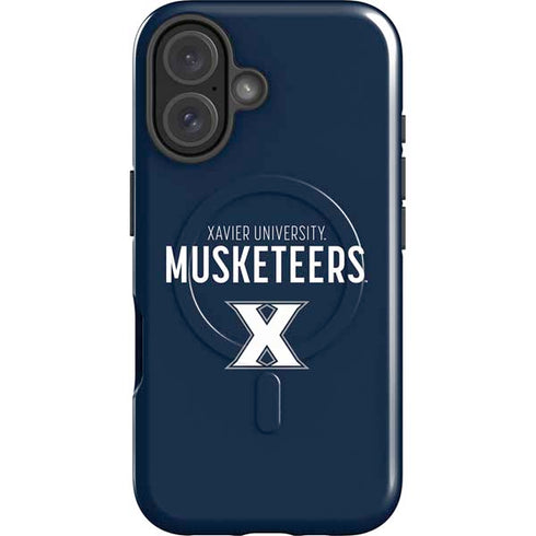 Xavier University Muskateers iPhone 16 Plus Magsafe Impact Case