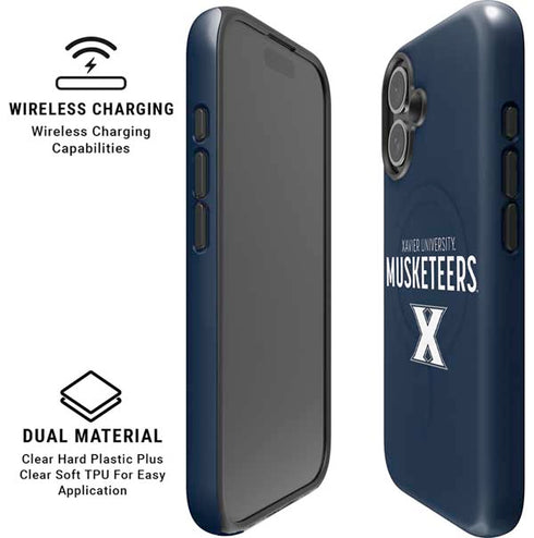 Xavier University Muskateers iPhone 16 Plus Magsafe Impact Case
