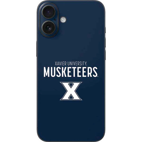 Xavier University Muskateers iPhone 16 Plus Skin
